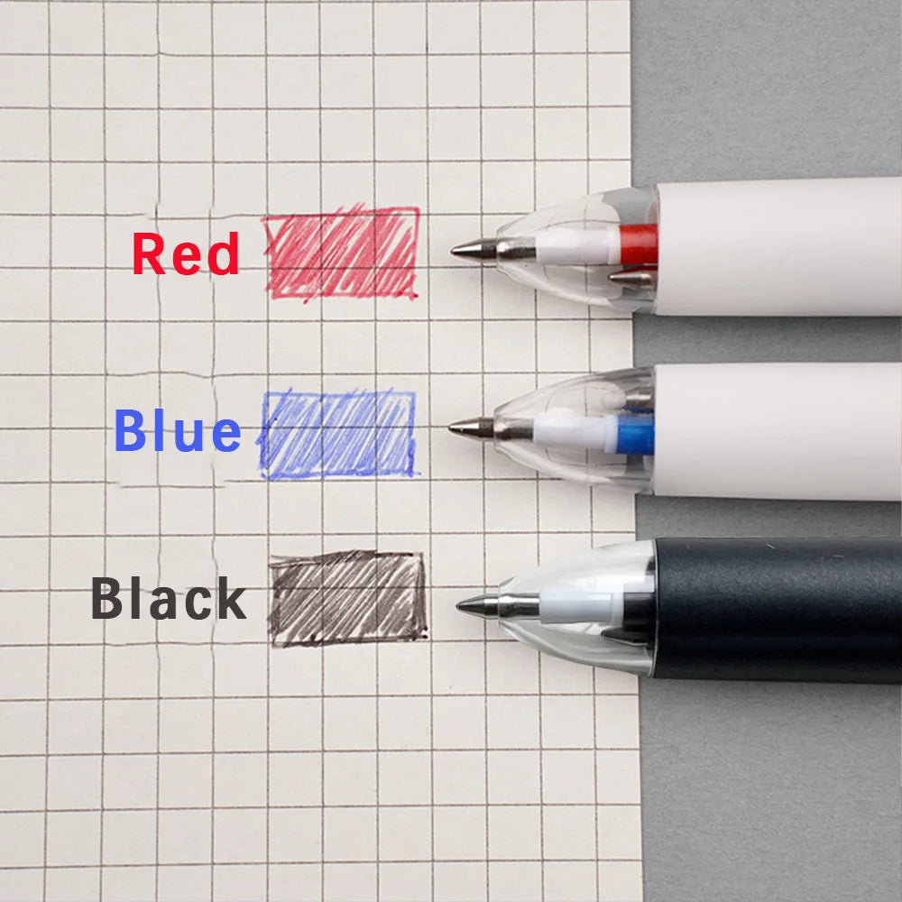 3 in 1 Erasable Gel Pen Set 0.5mm Black Blue Red
