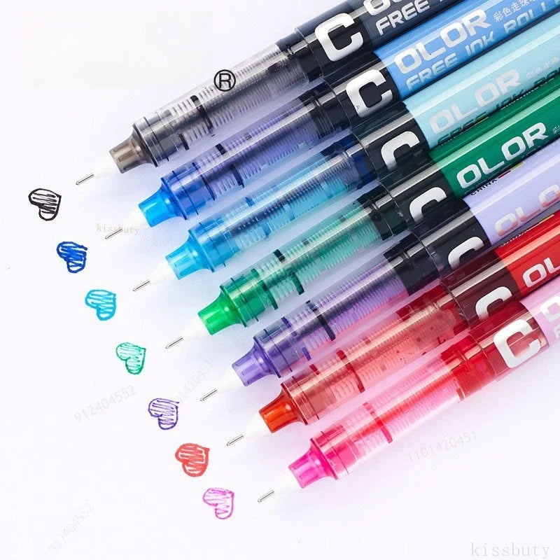 3/7pcs Gel Pens 0.28/0.38/0.5mm