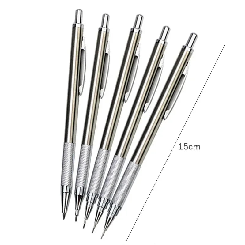 Mechanical Pencil Set 0.3, 0.5, 0.7, 0.9, 1.3, 2.0 mm