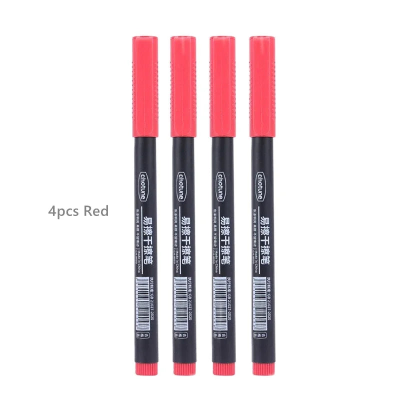 8pcs Erasable Whiteboard Pens 0.5mm
