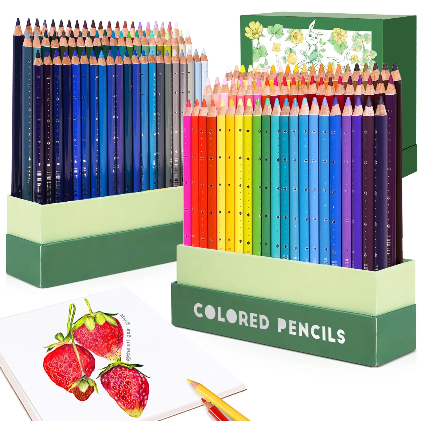72/126 Colored Soft Core Drawing Pencils