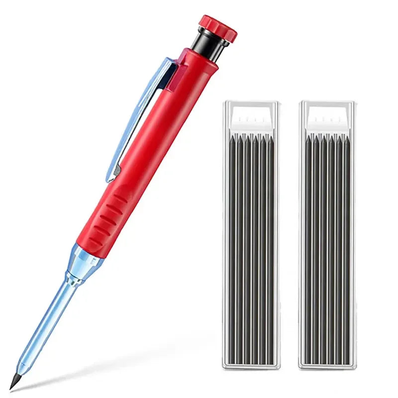 Solid Carpenter Pencil Built-in Sharpener