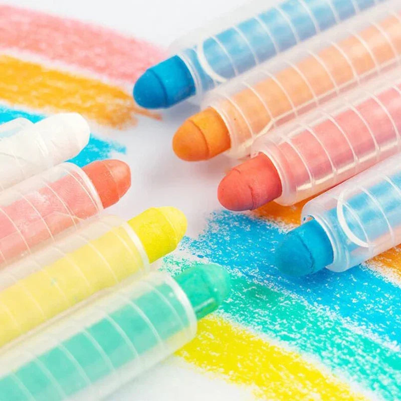 4/6/12pcs Blackboard Whiteboard Dust Free Chalks