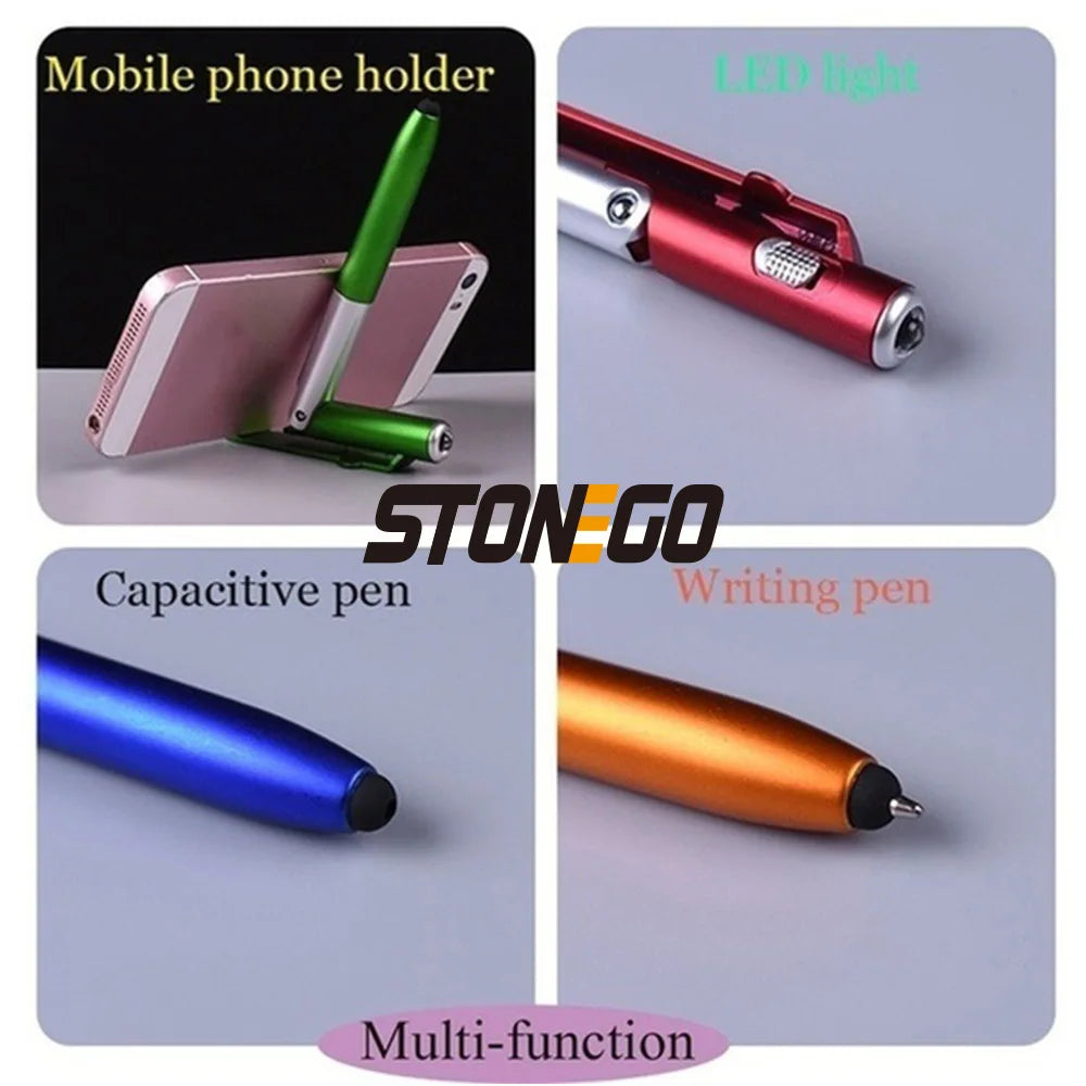 Multifunction 4-in-1 Foldable Ballpoint Pen