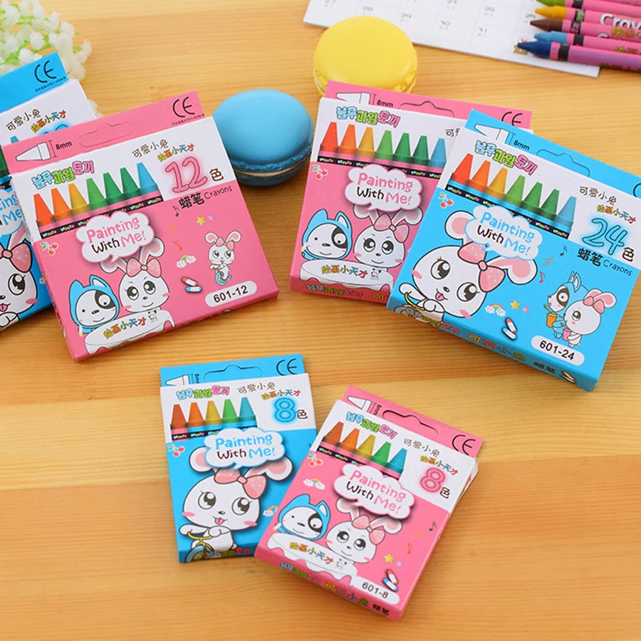 Crayon for Children 8pcs 8.5cm Boxed