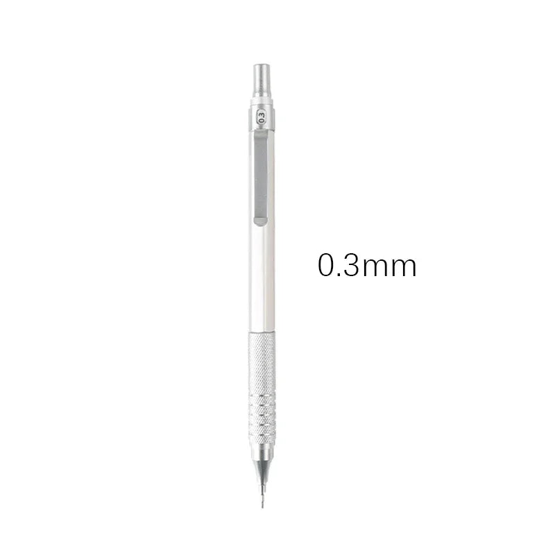 1Pc Mechanical Pencil 0.3/0.5/0.7/2.0mm Metal