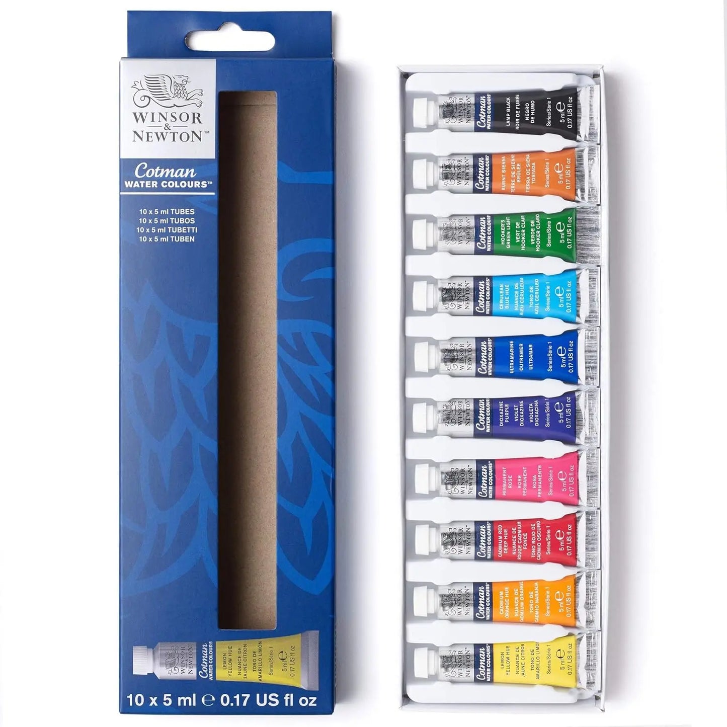Winsor & Newton Cotman Watercolour Paint Set 10/20 Colours