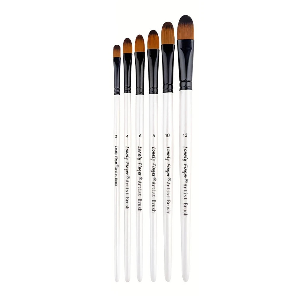 6pcs Artist Paint Brushes Set