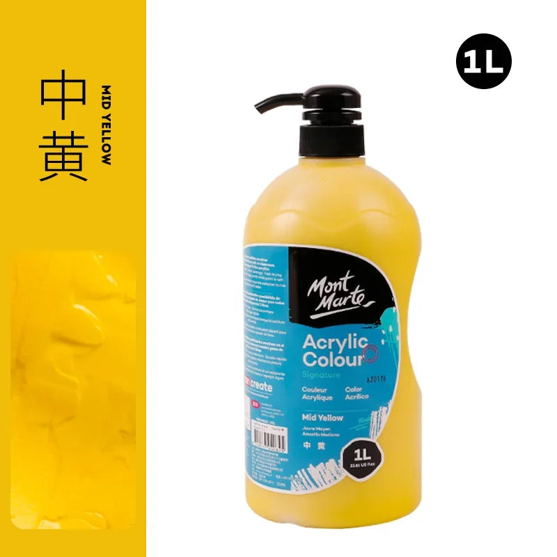 1 Liter Mont Marte Acrylic Paint