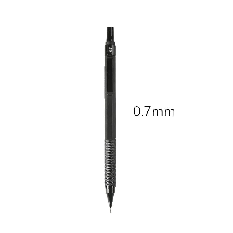 1Pc Mechanical Pencil 0.3/0.5/0.7/2.0mm Metal