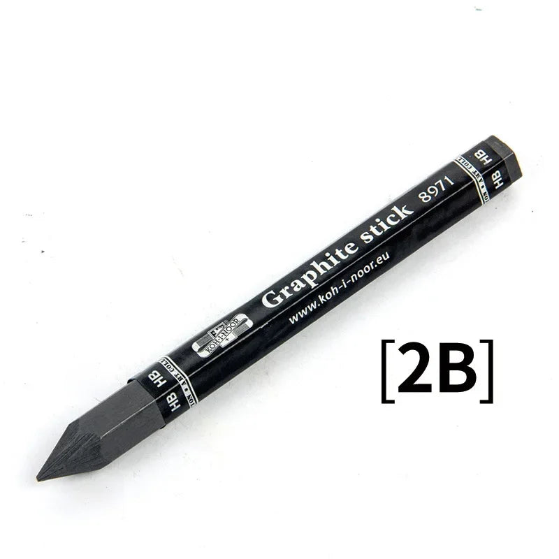 HB/2B/4B/6B Woodless Hexagonal Graphite Stick Charcoal