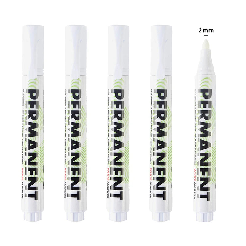 10pcs/Set White Marker Pen