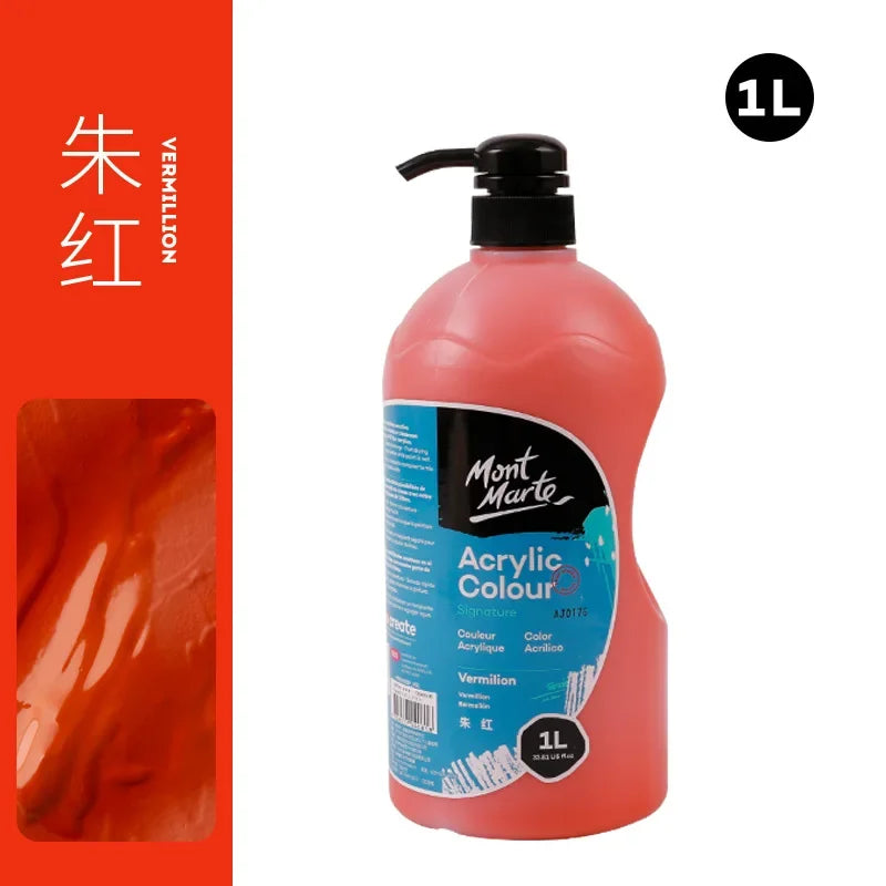 1 Liter Mont Marte Acrylic Paint