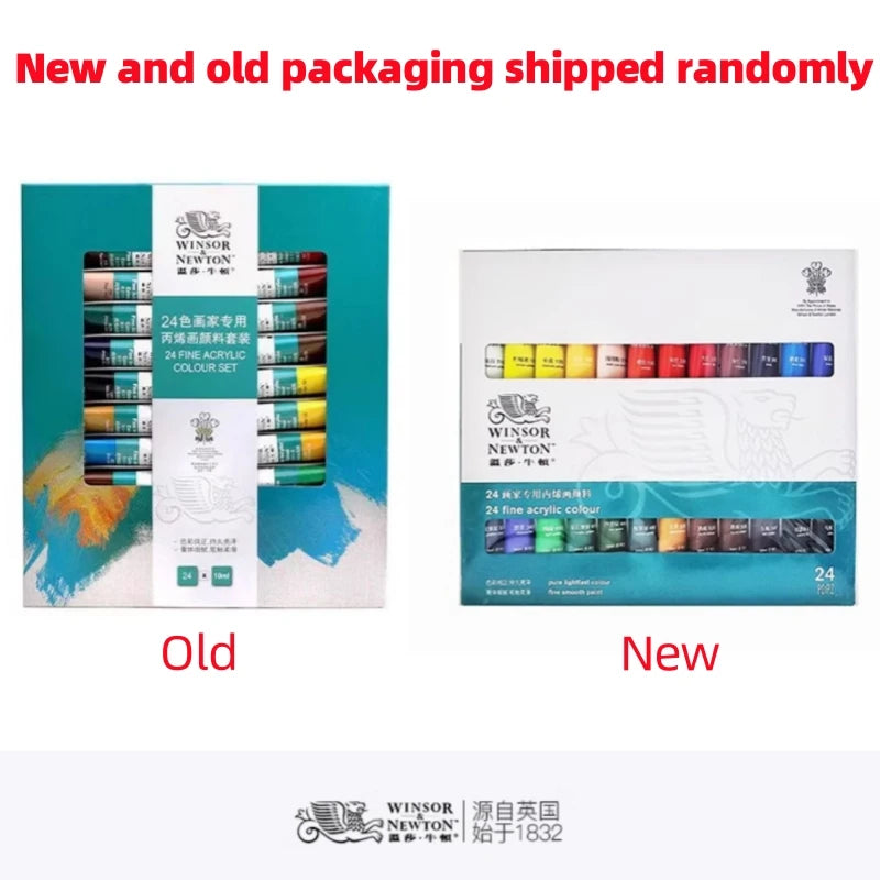 WINSOR&NEWTON 12/18/24 Colours Professional Acrylic Paints Set