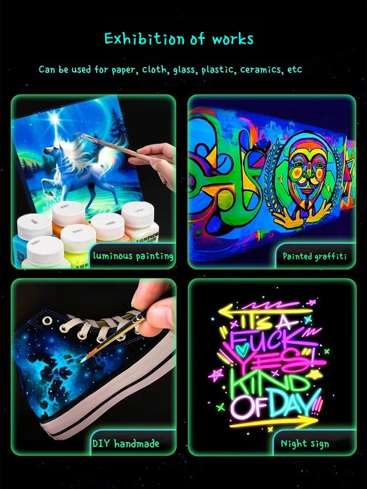 58ML Fluorescent Acrylic Pigment