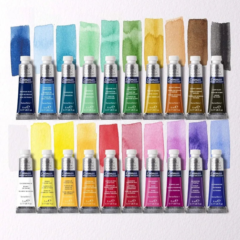 Winsor & Newton Cotman Watercolour Paint Set 10/20 Colours