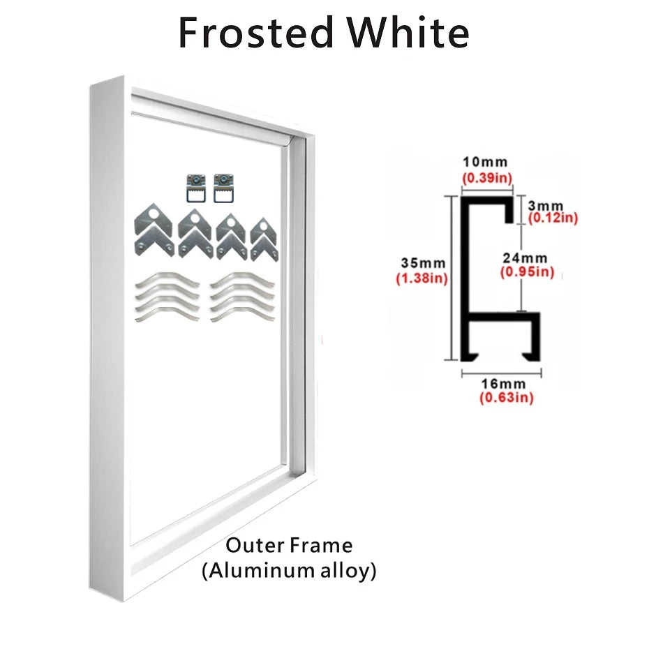 Canvas Picture Frames 8 Colours 40x50 30x40cm