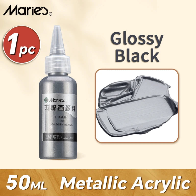 50ml Marie's Metallic Acrylic Paint