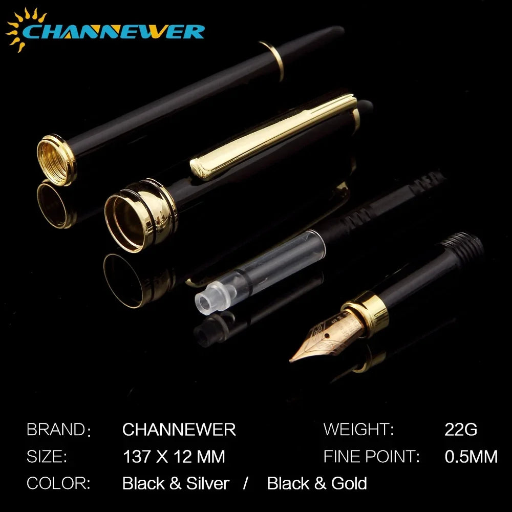 Metal Black Fountain Pen