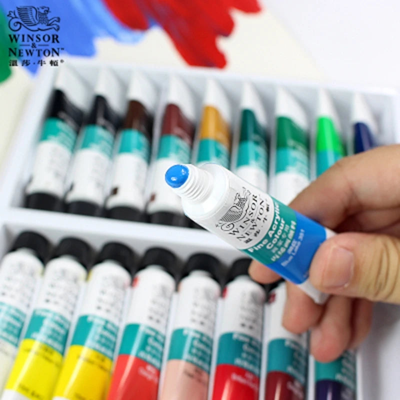 WINSOR&NEWTON 12/18/24 Colours Professional Acrylic Paints Set