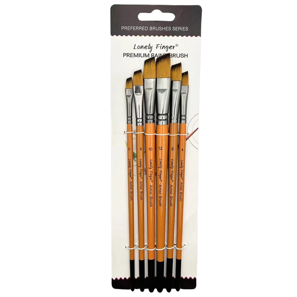 6pcs Artist Paint Brushes Set