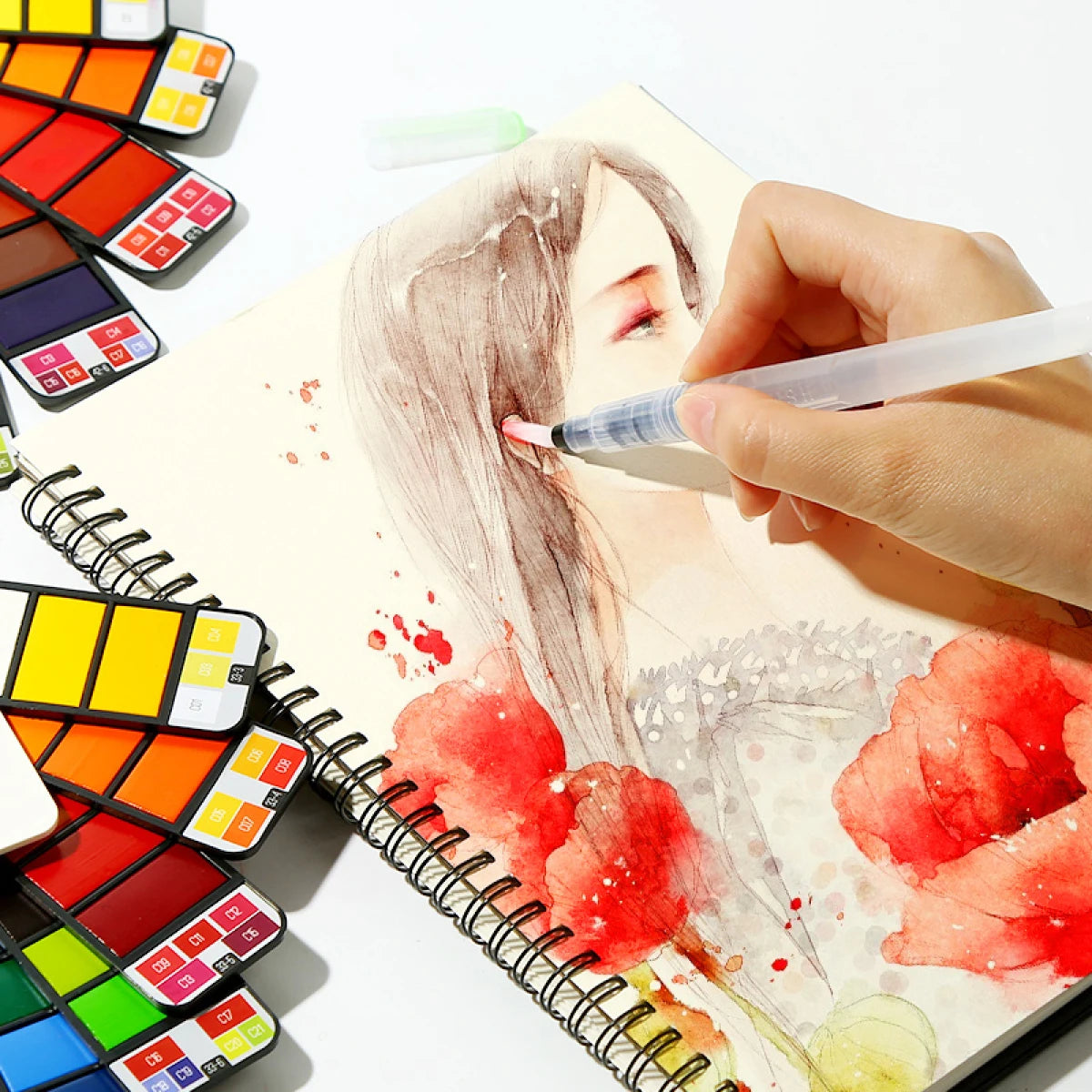 18/24/36/42 Solid Watercolour Pigment Set
