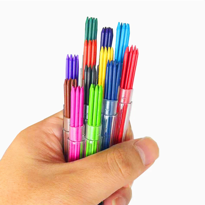 12 Colours 2.0mm HB Replaceable Lead for Automatic Pencils