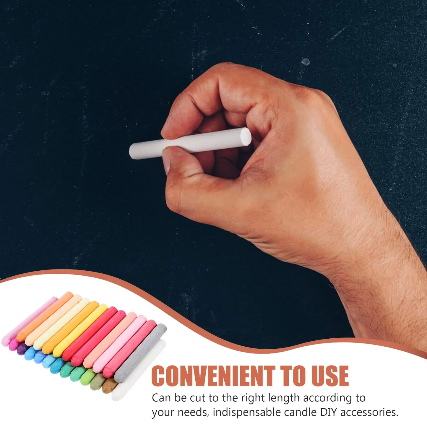 24Pcs Chalk Pens Portable Sidewalk for Kids