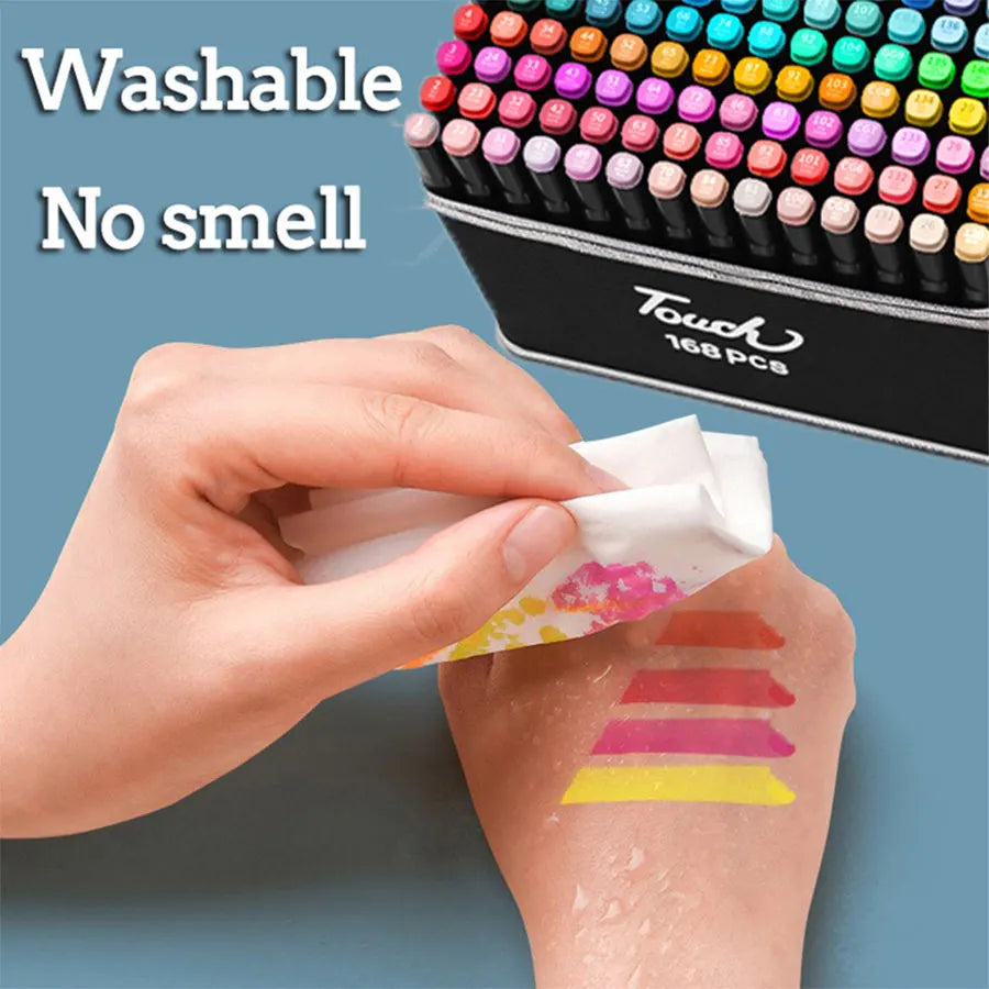 12-262 Colour Double Pen Tip Markers