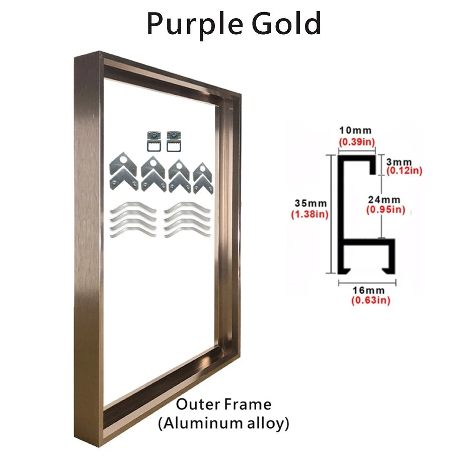 Canvas Picture Frames 8 Colours 40x50 30x40cm