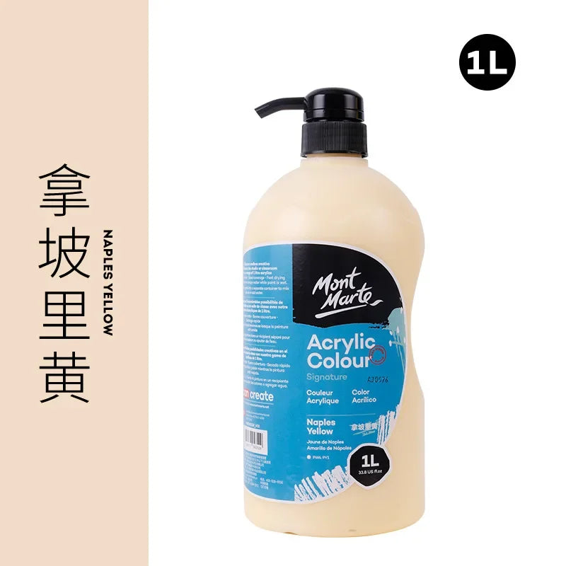1 Liter Mont Marte Acrylic Paint