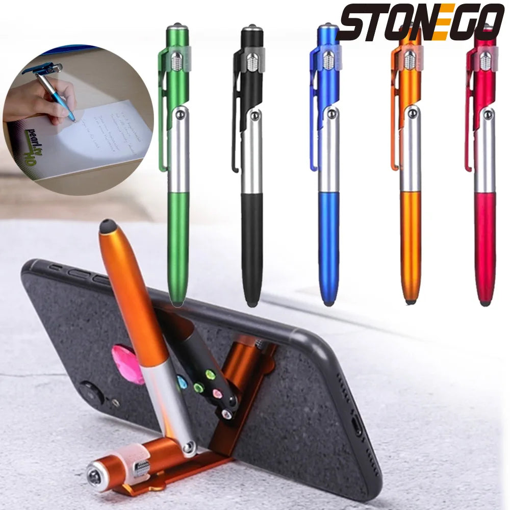 Multifunction 4-in-1 Foldable Ballpoint Pen