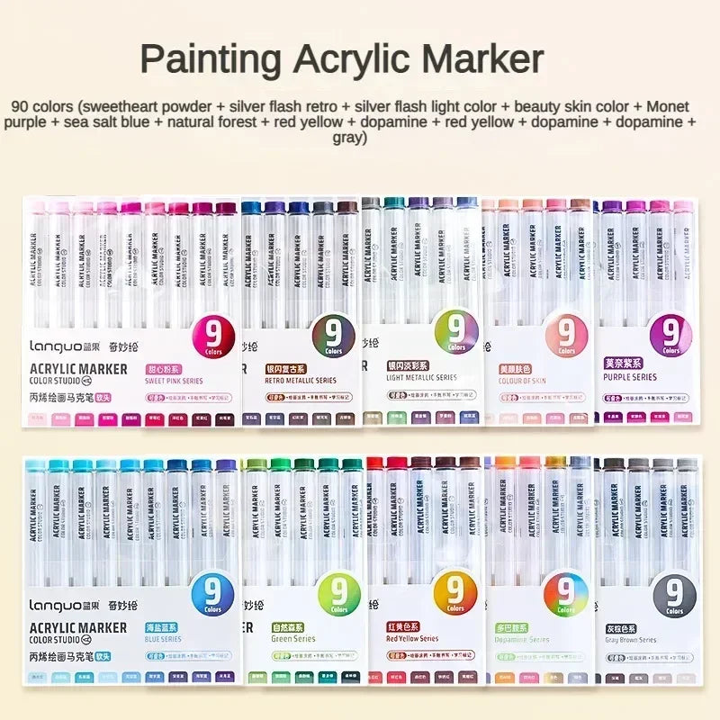 9/144 Colours Marker Pen