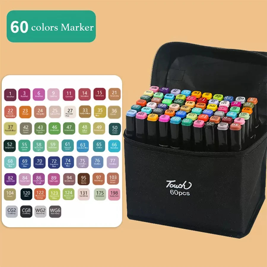 12-262 Colour Double Pen Tip Markers