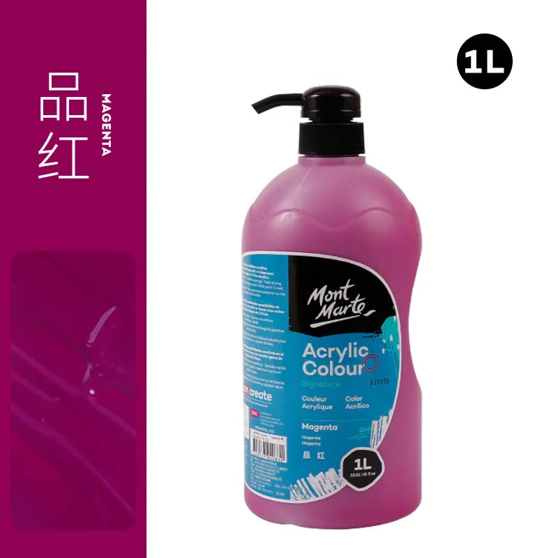 1 Liter Mont Marte Acrylic Paint