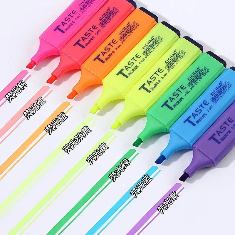 4/8 Pcs/Set Highlighter