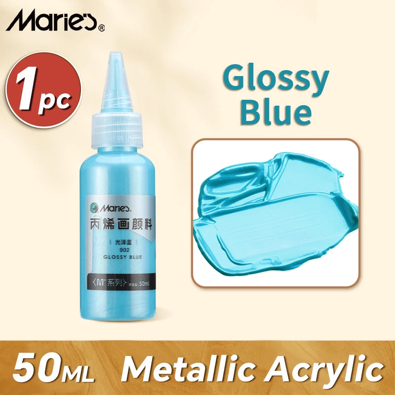 50ml Marie's Metallic Acrylic Paint