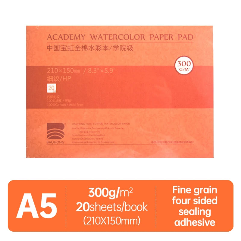 100% Cotton 300g Drawing Paper 32K 16K 8K