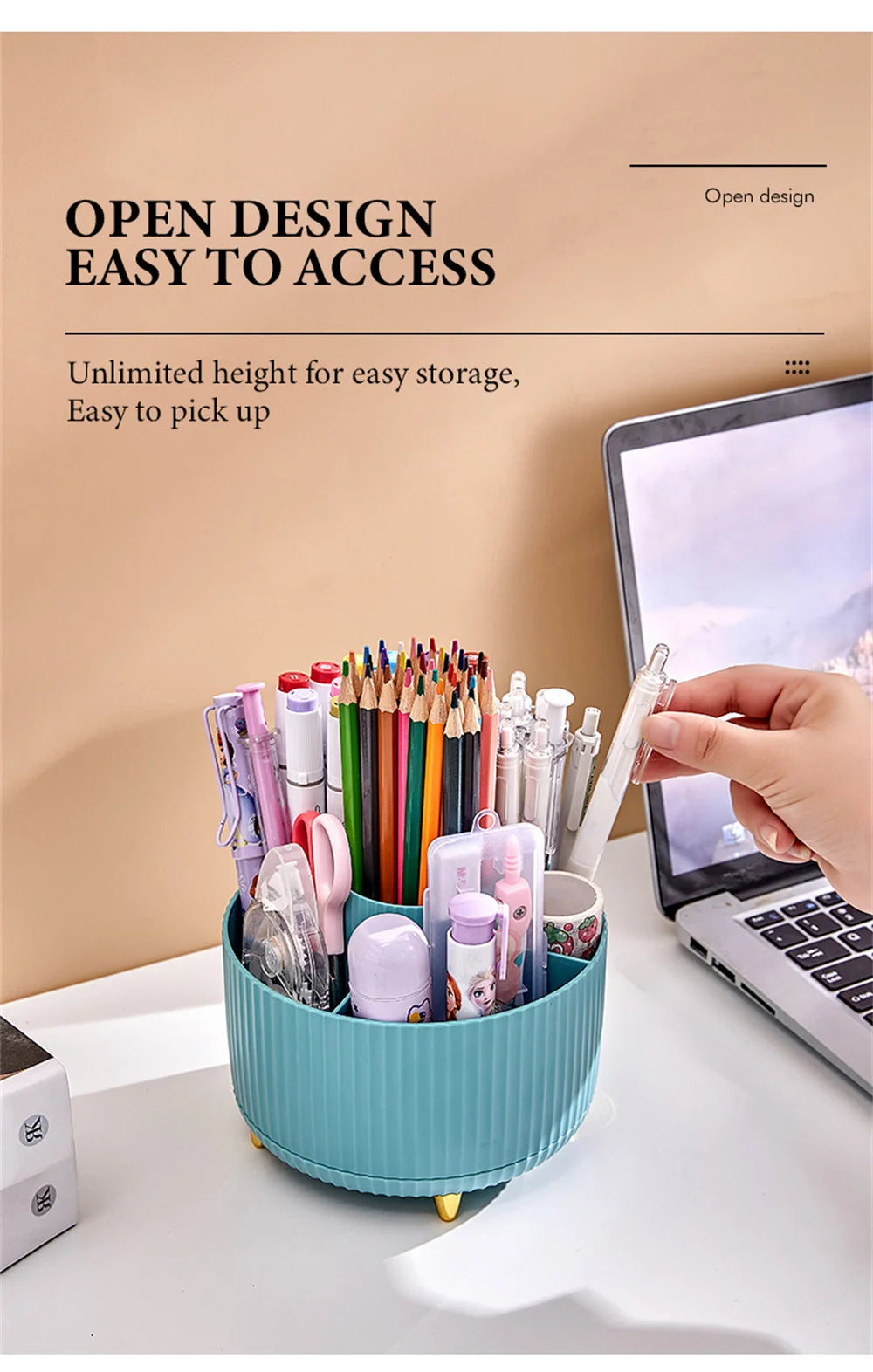 360°Rotating Desktop Organizer