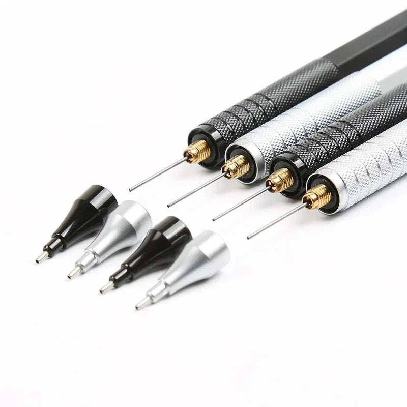 1Pc Mechanical Pencil 0.3/0.5/0.7/2.0mm Metal