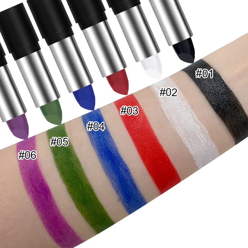 6 Colors Face Body Paint Stick