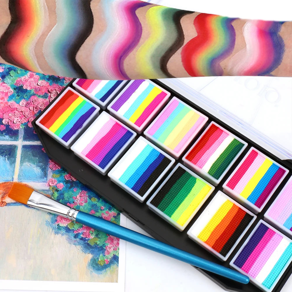 12 Colours Face Body Paint