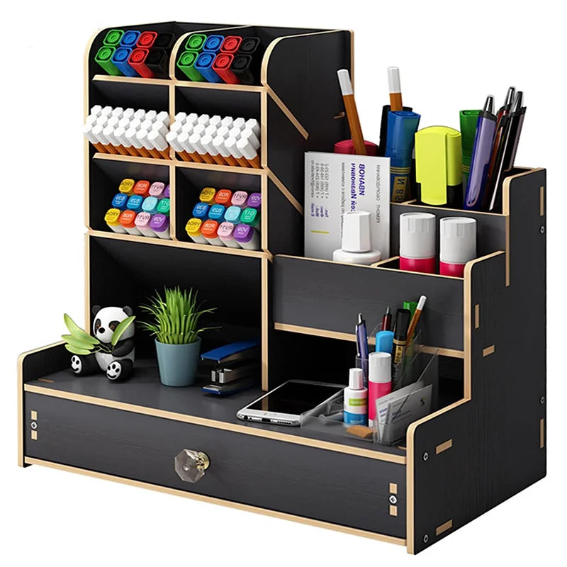 Wooden Desk Organiser DIY