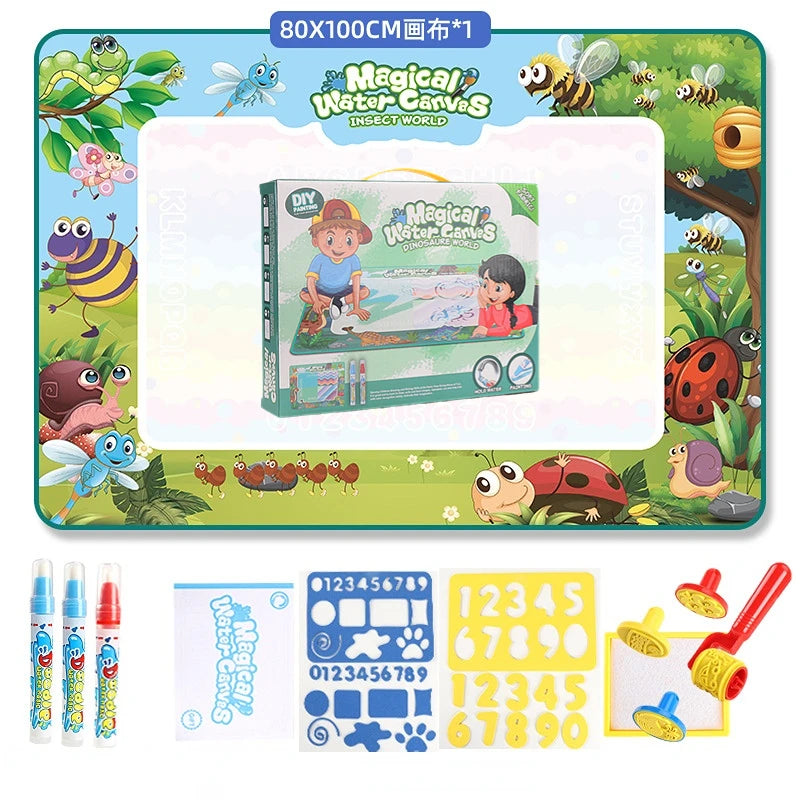 100x80CM Water Drawing Mat With Reusable Pens