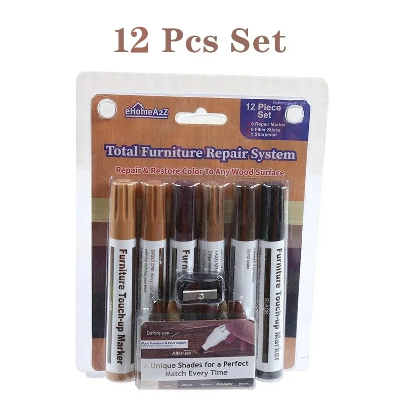 12/17/21Pcs Furniture Touch Up Kit Markers
