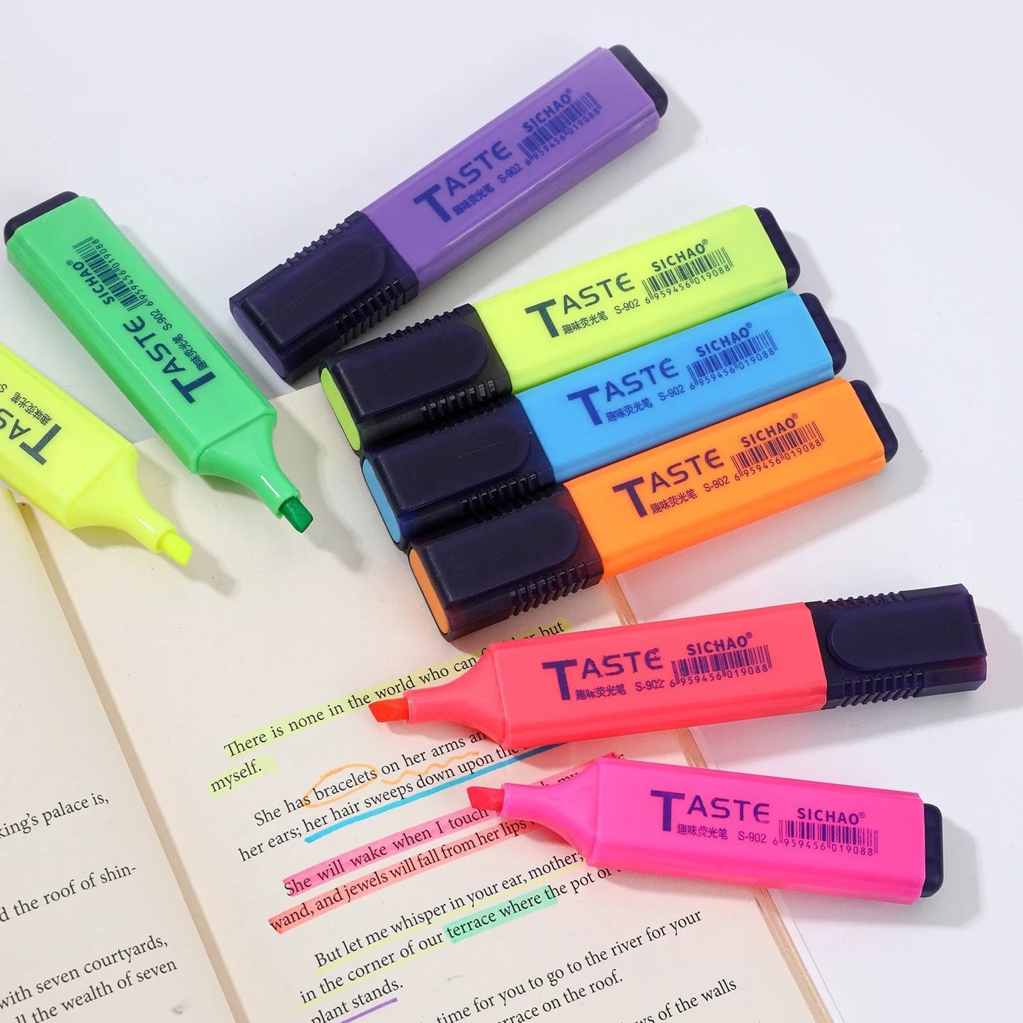 4/8 Pcs/Set Highlighter