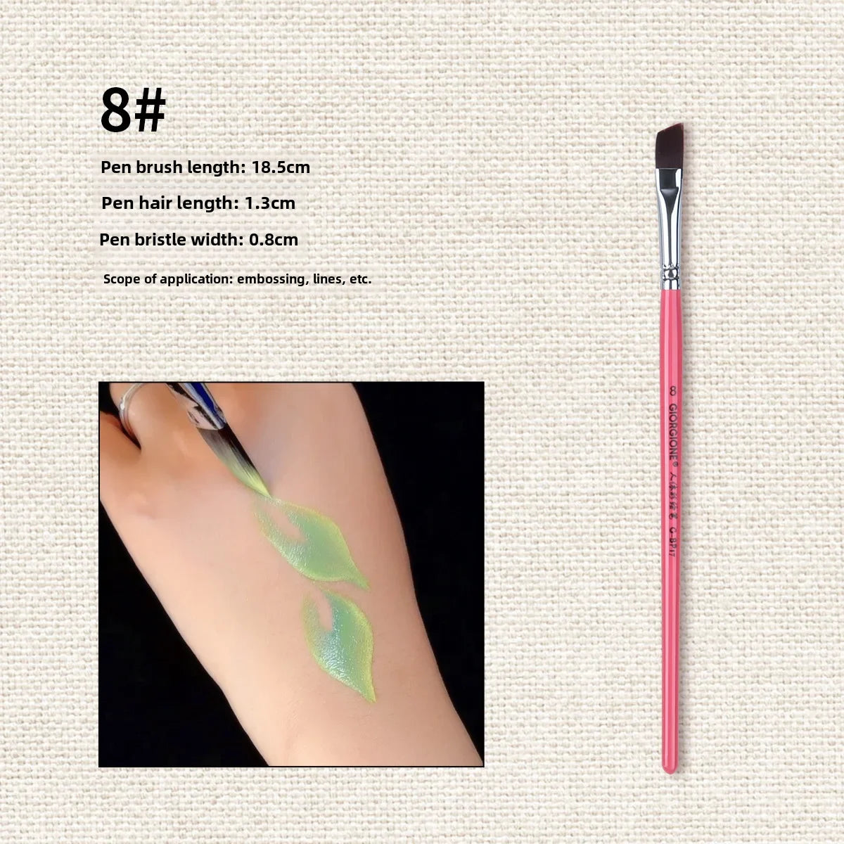 Body Painting Brushes Set 17-Pcs Suitable For Children