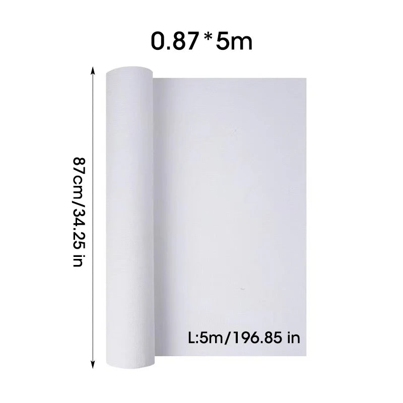 5M/Roll Cotton Canvas Roll