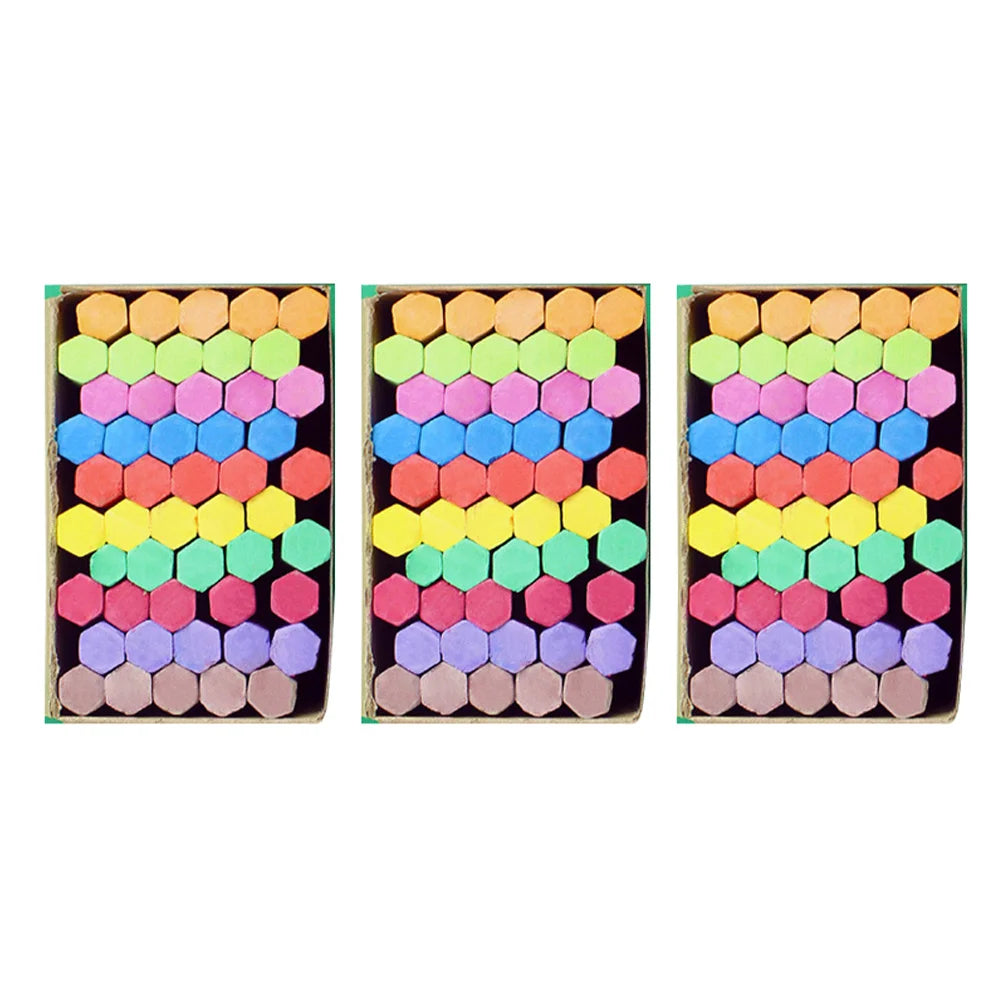 Hex Chalks Graffiti Chalkboard Dustless 3 Boxes