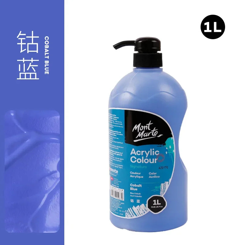 1 Liter Mont Marte Acrylic Paint